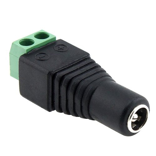 Odseven 368 Female DC Power Adapter - 2.1mm Jack to Screw Terminal Block