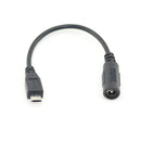 Micro USB Plug to 5.5/2.1mm DC Barrel Jack Adapter