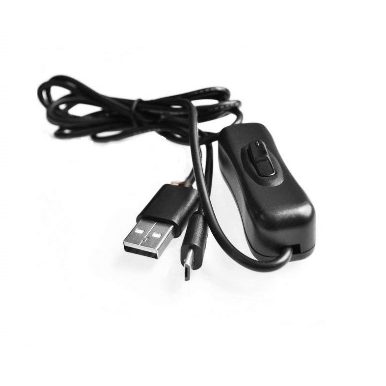 USB Power Only Cable with Switch - AMicroB