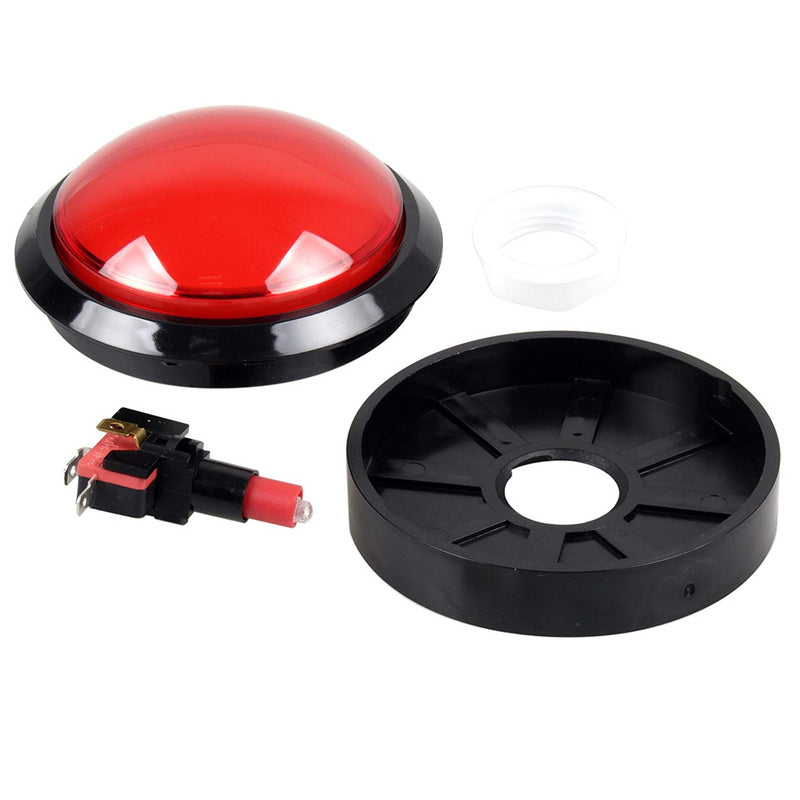 Odseven Massive Arcade Button with LED - 100mm Red Wholesale