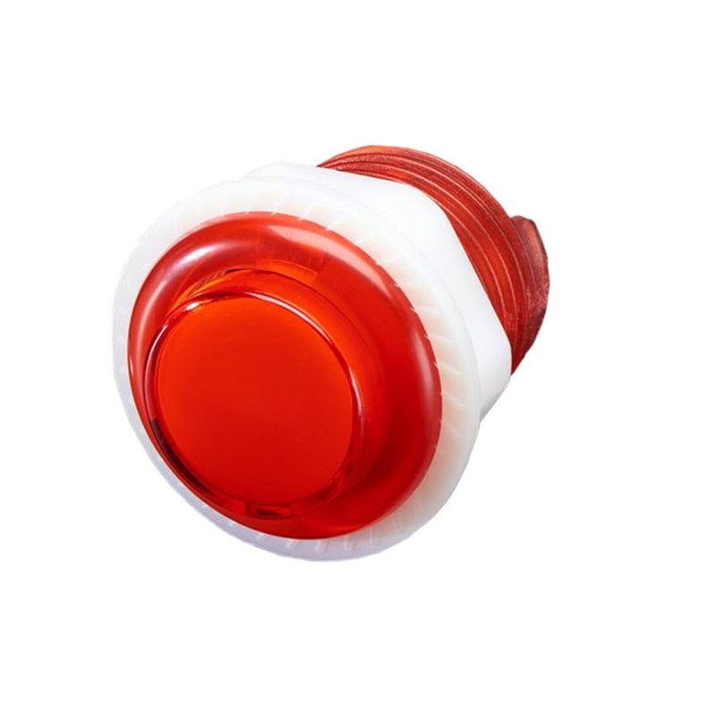 Odseven Mini LED Arcade Button - 24mm Translucent Red Wholesale