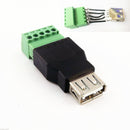 Odseven USB-A Female Socket to 5-pin Terminal Block Wholesale