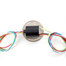 Odseven Miniature Slip Ring - 12mm Diameter-6 Wires- Max 240V @ 2A