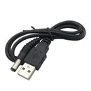 Odseven USB to DC 5.5 x 2.1mm 5 V Jack Barrel Male Power Cable 1M