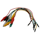 Odseven Small Alligator Clip to Male Jumper Wire Bundle - 6 Pieces