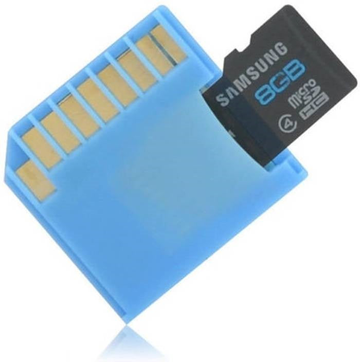 Odseven Blue Shortening microSD adapter for Raspberry Pi & Macbooks