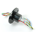 Odseven Slip Ring with Flange - 22mm Diameter-6 Wires-Max  240V @ 2A