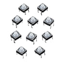 Odseven Tactile Switch Buttons (12mm square, 6mm tall) x 10 pack
