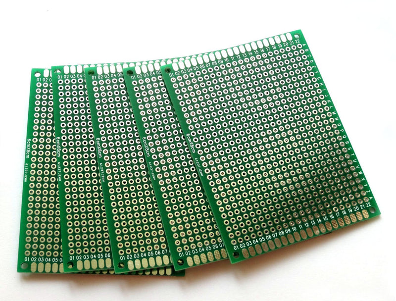 Odseven Penta Angel 10pcs Double-Side Prototype PCB Universal Printed Circuit Board (6x8cm)