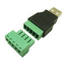 Odseven USB-A Male Plug to 5-pin Terminal Block Wholesale