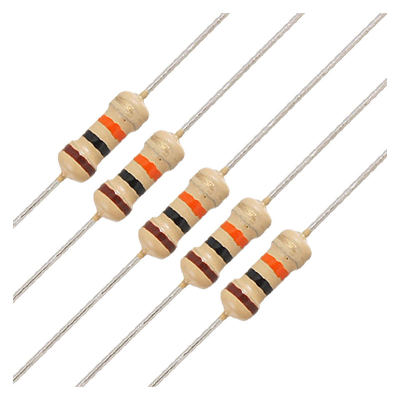 Odseven Wholesale Through-Hole Resistors - 10K ohm 5% 1/4W - Pack of 25