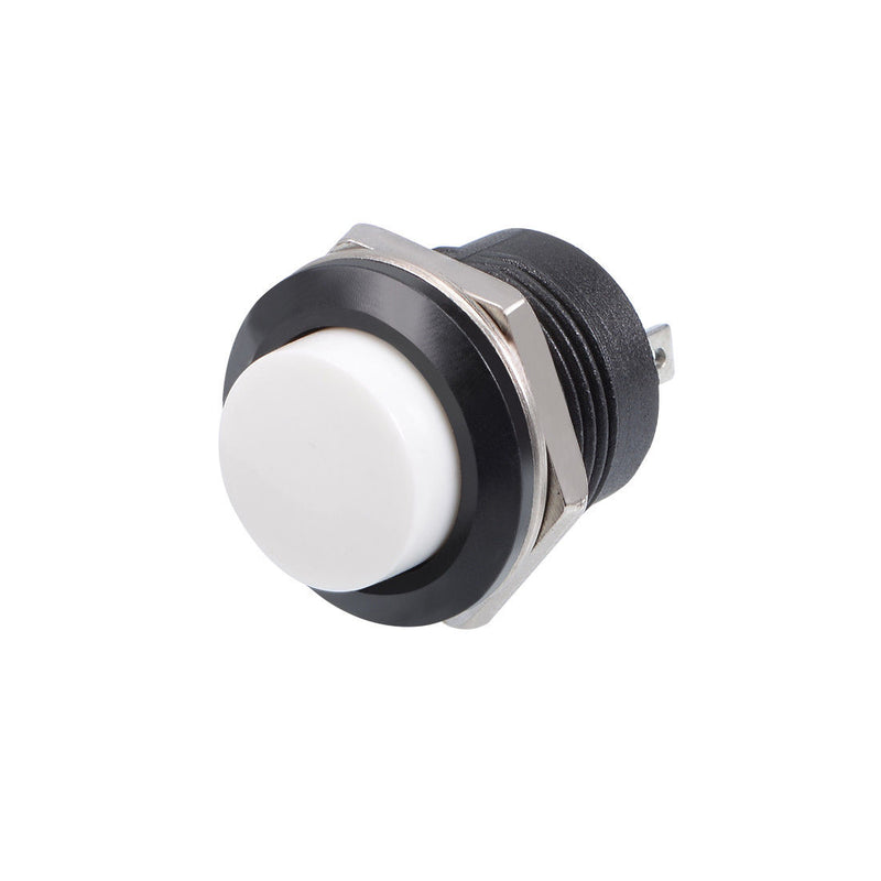 Odseven 16mm Panel Mount Momentary Pushbutton - White Wholesale