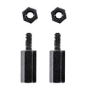 Odseven Brass M2.5 Standoffs for Pi HATs - Black Plated - Pack of 2 Wholesale