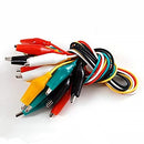 Odseven Large Alligator Clip Test Lead (set of 10)