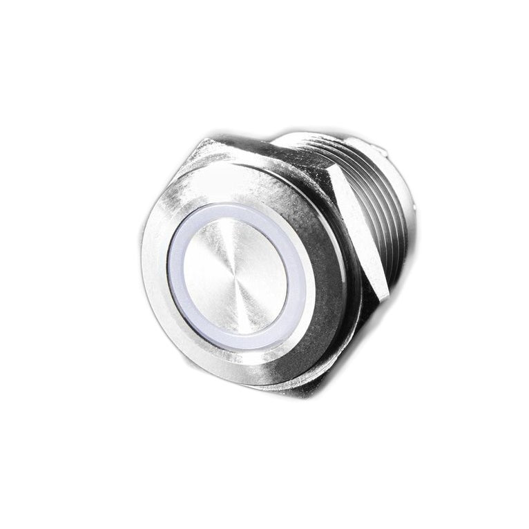 Rugged Metal Pushbutton - 16mm 6V RGB Momentary Wholesale