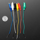Odseven Small Alligator Clip to Male Jumper Wire Bundle - 6 Pieces
