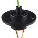 Odseven Slip Ring with Flange - 22mm Diameter-6 Wires-Max  240V @ 2A