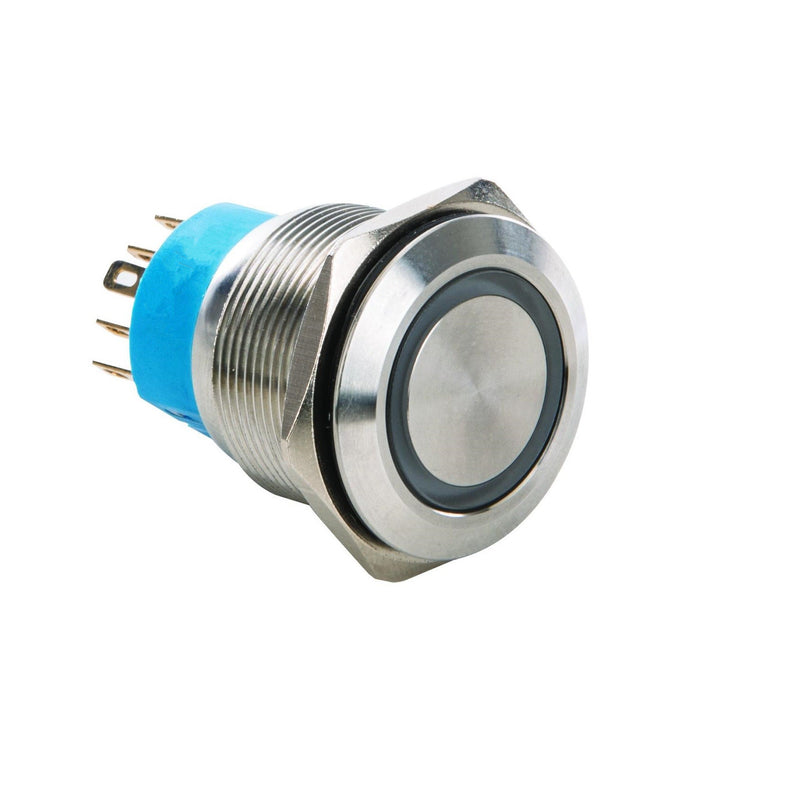 Rugged Metal OnOff Switch - 19mm 6V RGB On & Off Wholesale