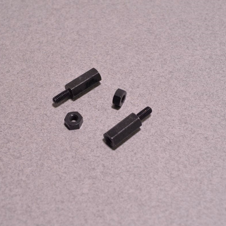 Odseven Brass M2.5 Standoffs for Pi HATs - Black Plated - Pack of 2 Wholesale