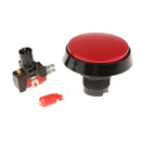 Odseven Large Arcade Button with LED - 60mm Red Wholesale