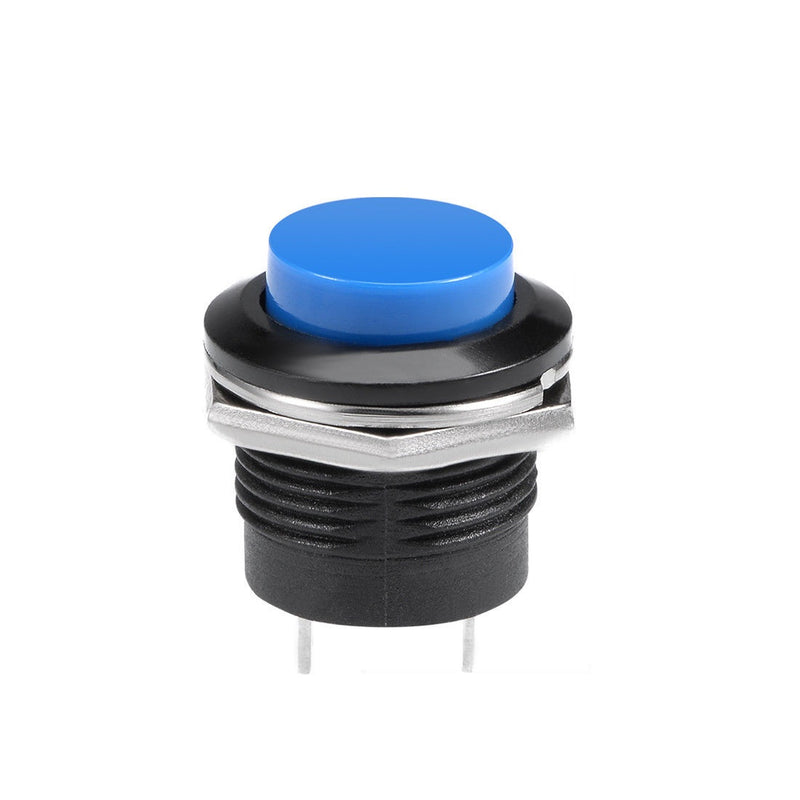 Odseven 16mm Panel Mount Momentary Pushbutton - Blue Wholesale