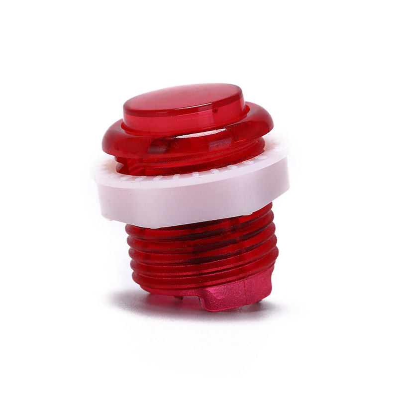 Odseven Mini LED Arcade Button - 24mm Translucent Red Wholesale