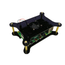 Odseven Bone Shape Acrylic Case with Cooling Fan Mount for Raspberry Pi 4 Model B