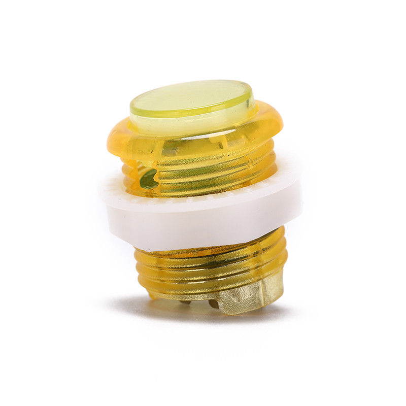 Odseven Mini LED Arcade Button - 24mm Translucent Yellow Wholesale