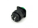 16mm Illuminated Pushbutton - Green Latching On/Off Switch Wholesale