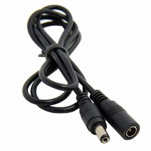 Odseven 2.1 x 5.5mm Female to Male Barrel Jack Extension Cable - 1.5M