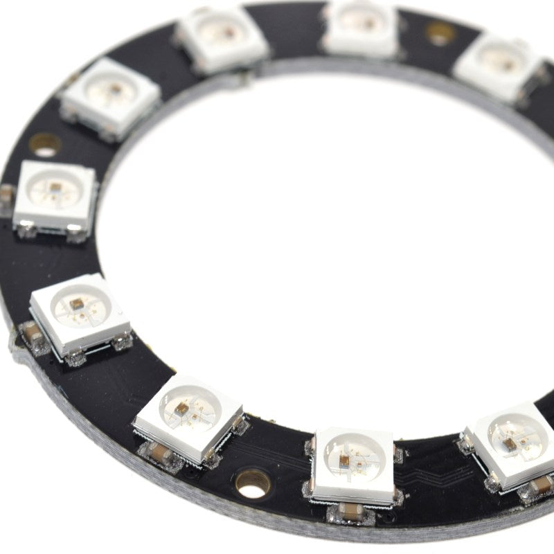 Odseven 12 Bit LEDs WS2812 5050 RGB LED Ring Lamp with Integrated Drivers