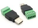 Odseven USB-A Male Plug to 5-pin Terminal Block Wholesale