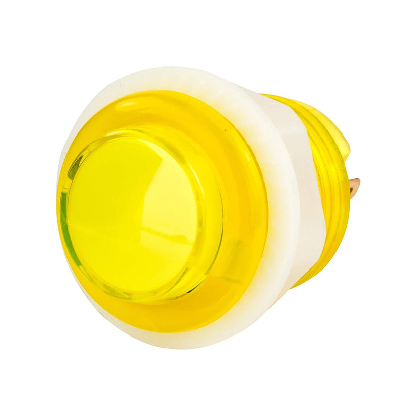Odseven Mini LED Arcade Button - 24mm Translucent Yellow Wholesale