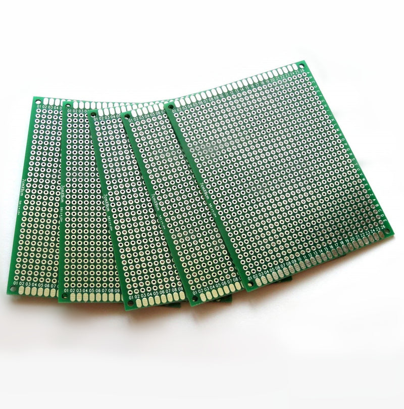 Odseven Penta Angel 10pcs Double-Side Prototype PCB Universal Printed Circuit Board (7x9cm)