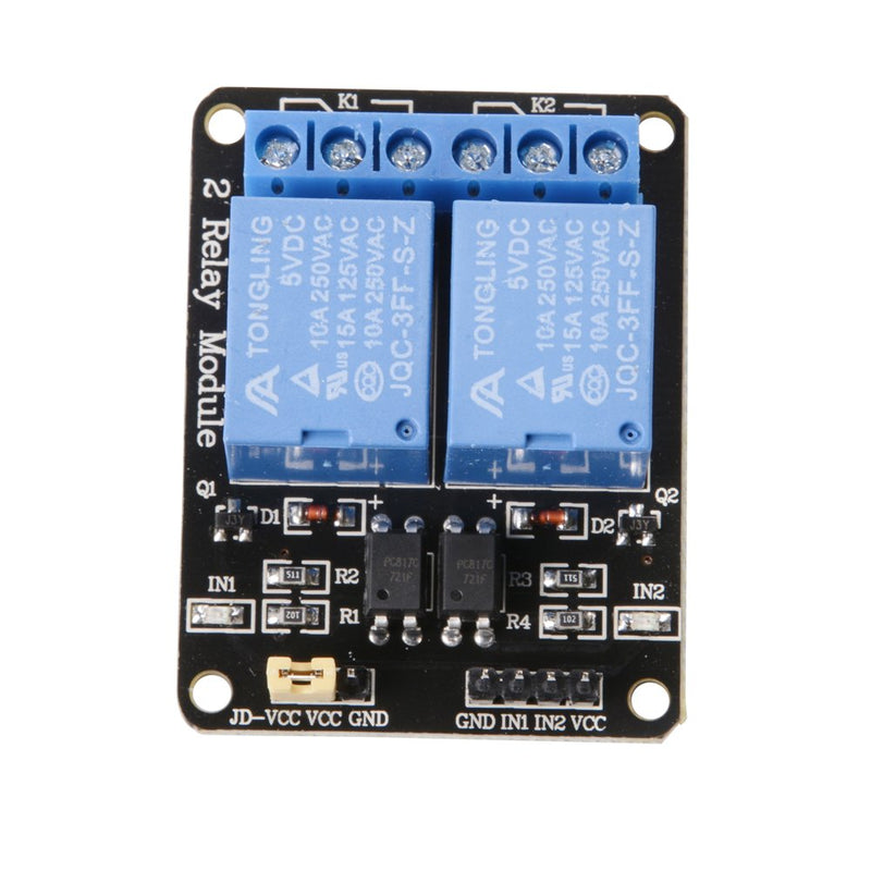 Odseven 5V 2 Channel 5V Relay Module with Optocoupler Low Level Trigger Expansion Board