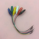 Odseven Small Alligator Clip to Male Jumper Wire Bundle - 6 Pieces