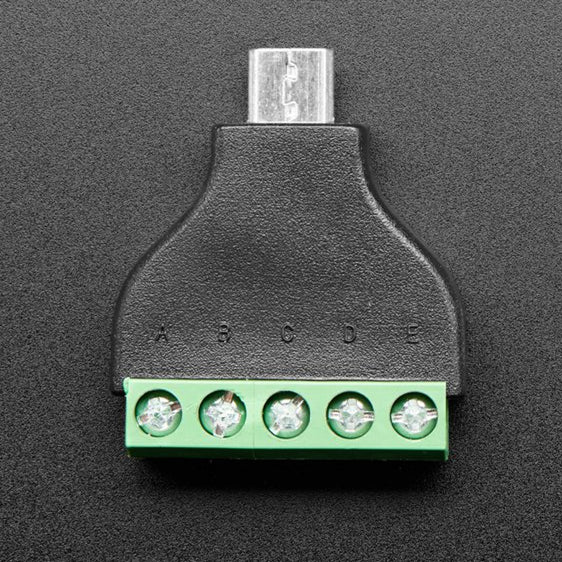 Odseven Wholesale USB Micro B Male Plug to 5-pin Terminal Block