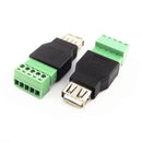 Odseven USB-A Female Socket to 5-pin Terminal Block Wholesale