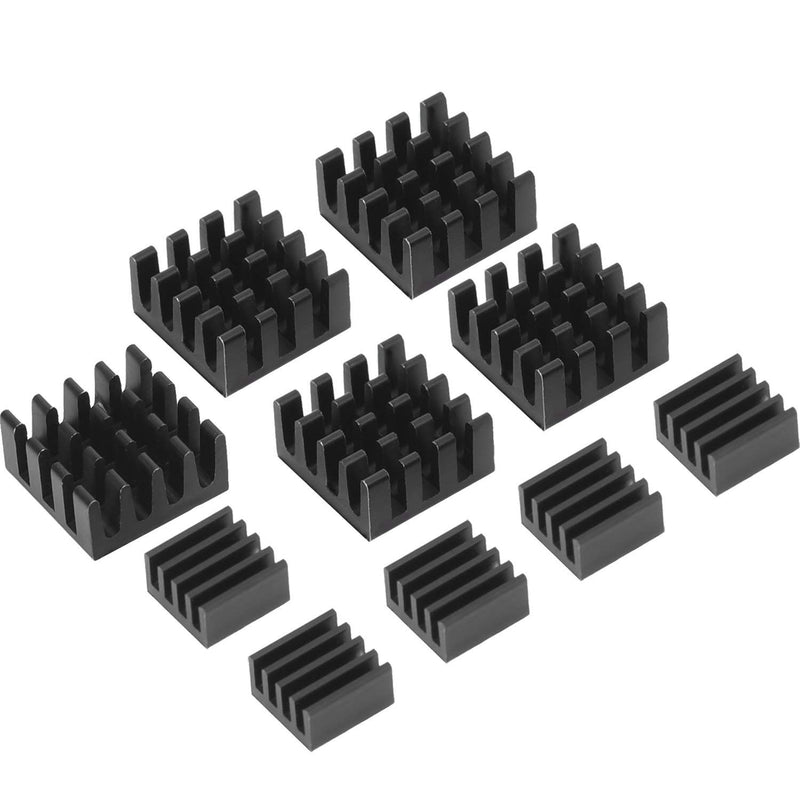 Wholesale Black Aluminum Heatsink Cooler Kit for Raspberry Pi 3, Pi 2, Pi Model B+