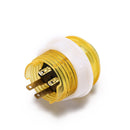 Odseven Mini LED Arcade Button - 24mm Translucent Yellow Wholesale