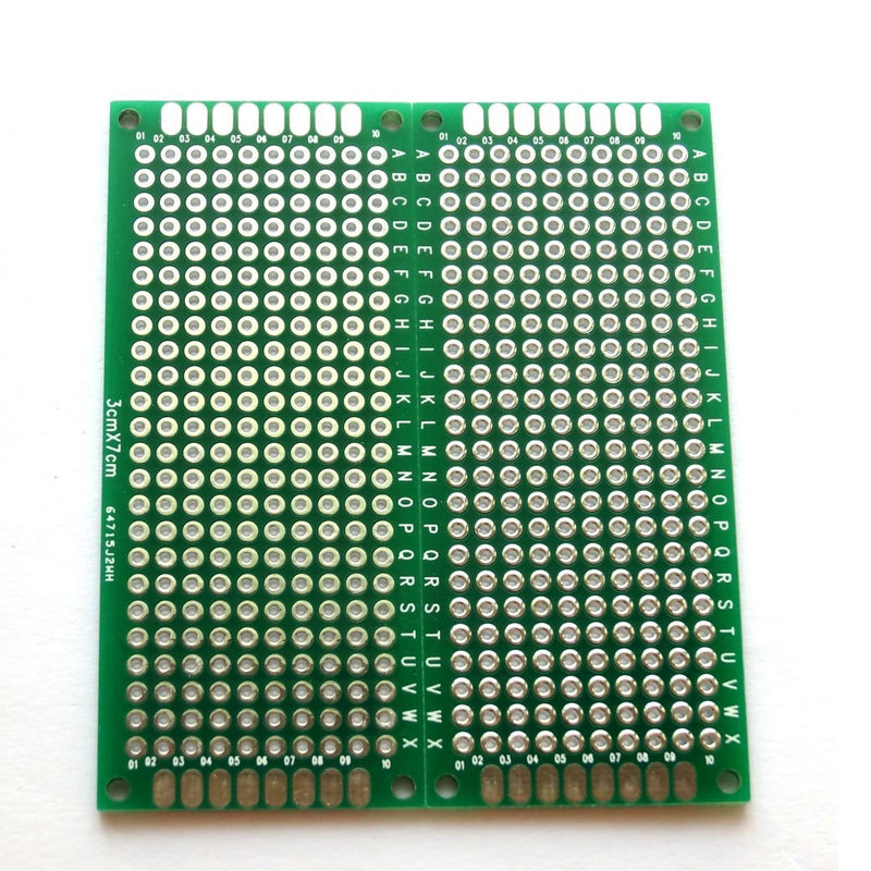 Odseven Penta Angel 10pcs Double-Side Prototype PCB Universal Printed Circuit Board (3x7cm)