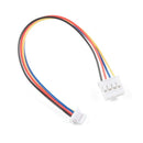 STEMMA QT / Qwiic JST SH 4-pin to Premium Male Headers Cable (150mm Long)