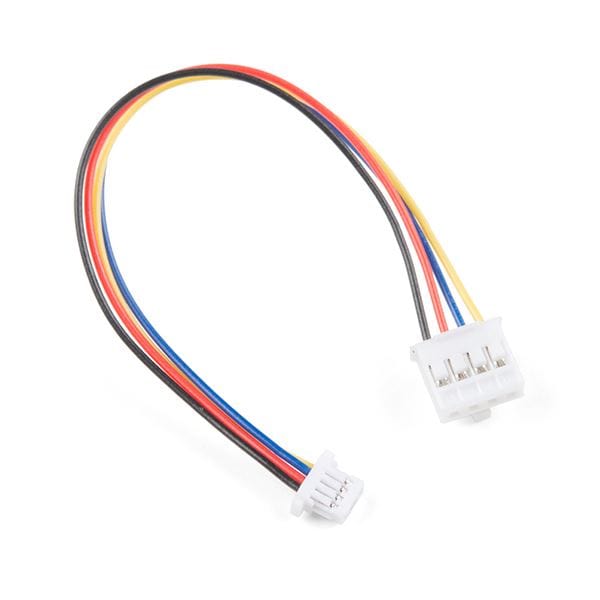 STEMMA QT / Qwiic JST SH 4-pin to Premium Male Headers Cable (150mm Long)