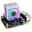 RGB Cooling Fan with Raspberry Pi Heatsink for Raspberry Pi 4B 3B+ 3B