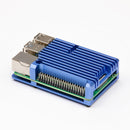 ODSEVEN Armor Aluminum Cooling Case for Raspberry Pi 4B Blue