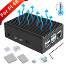 Aluminium Alloy Cooling Case for RPi 4B