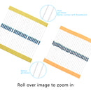 18 Values 1/4W 1% Resistor Kit Assortment 0 Ohm-1M Ohm (Pack of 575)