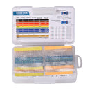 18 Values 1/4W 1% Resistor Kit Assortment 0 Ohm-1M Ohm (Pack of 575)