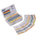 18 Values 1/4W 1% Resistor Kit Assortment 0 Ohm-1M Ohm (Pack of 575)