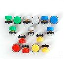 Odseven Colorful Round Tactile Button Switch Assortment - 15 pack